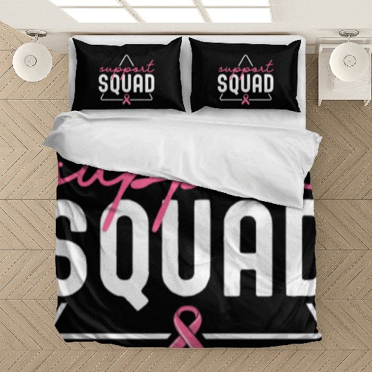 Breast Cancer Support Squad Matching Family Bedding Sets