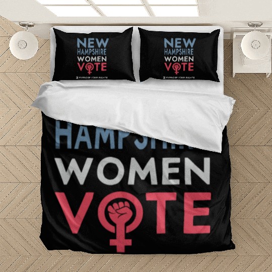 New Hampshire Women Vote Voter 2022 Election Bedding Sets