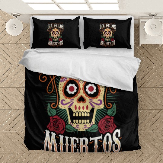 Dia De Los Muertos Day Of The Dead Calavera Bedding Sets