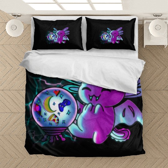Axolotl Vampire Crystal Ball Bedding Sets