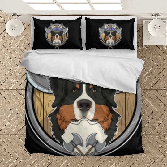 Bernese Mountain Dog I Valhalla I Viking Bedding Sets