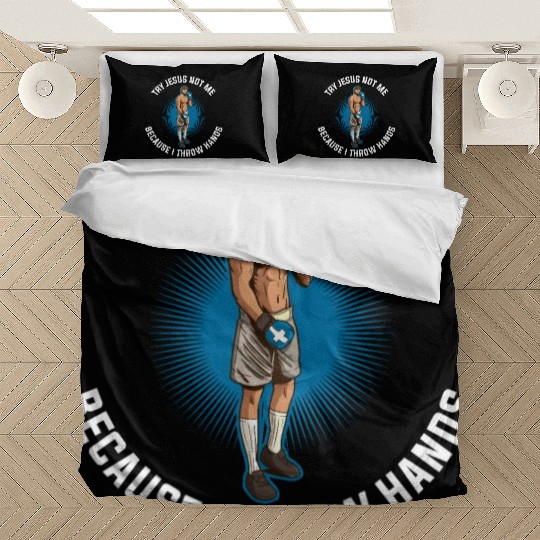 Try Jesus Not Me Funny Jesus Gift Bedding Sets