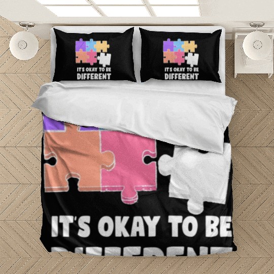 Funny Autism Teacher Bedding Sets