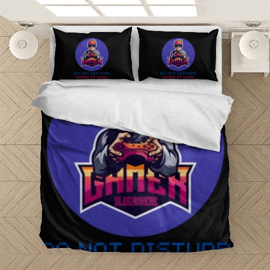 Do Not Disturb Gamer At Work-Gaming Lover Bedding Sets