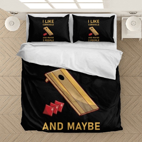 I like cornhole and maybe 3 people - Bean Bag Toss Bedding Sets