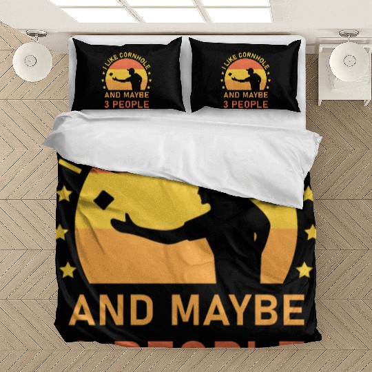 I like cornhole and maybe 3 people - Bean Bag Toss Bedding Sets