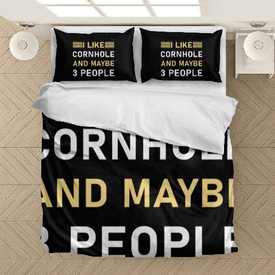 I like cornhole and maybe 3 people - Bean Bag Toss Bedding Sets