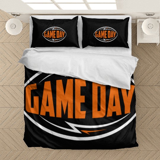 American football game day essentials vibe ball Bedding Sets