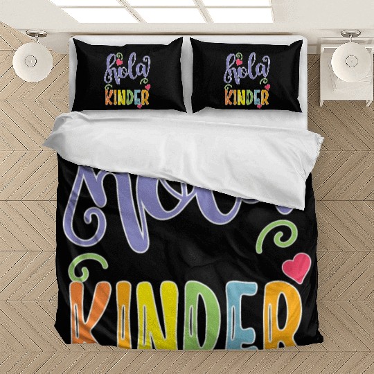Hola Kinder Spanish Teacher Equipo Bedding Sets