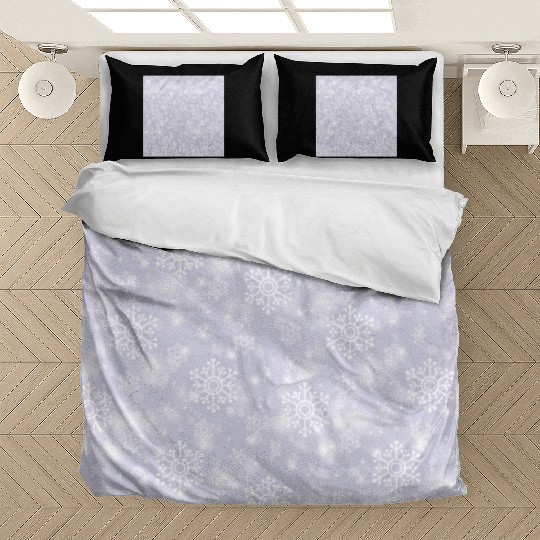 Lavender Snowflakes Pattern Bedding Sets