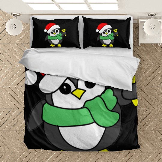 penguin ringing bell Bedding Sets