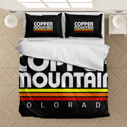 Retro Copper Mountain Colorado Bedding Sets