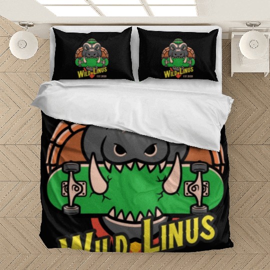 Skating Crocodile by Wild Linus Germany Bedding Sets
