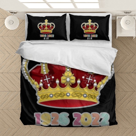 Queen Elizabeth II Royal Coat Emblem Monarch Crown Bedding Sets