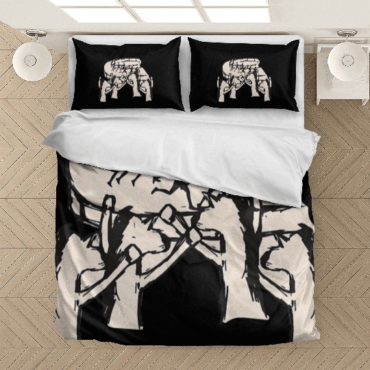 Horses Betting On Humans Racing Equestrian Gift Bedding Sets