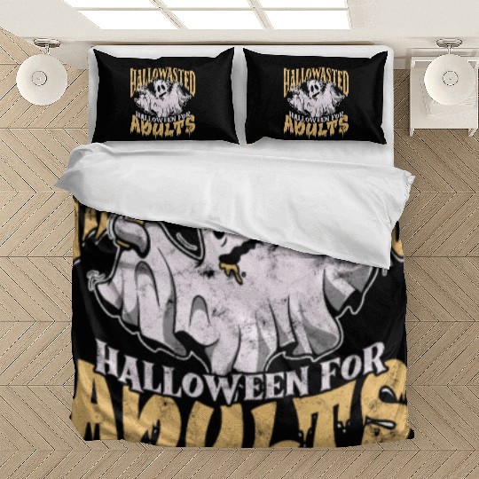 Hallowasted - Halloween for adults - ghost theme Bedding Sets