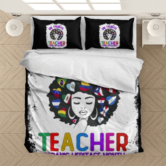 One Thankful Teacher, Hispanic Heritage month Bedding Sets