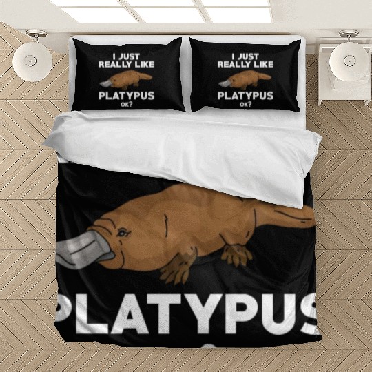 Funny Platypus Lover Bedding Sets