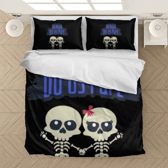 Till Death Do Us Part Skeletons Bedding Sets