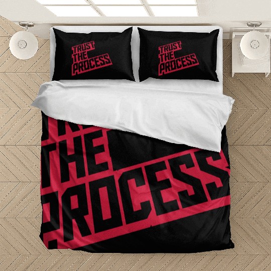 trust the process quote Bedding Sets