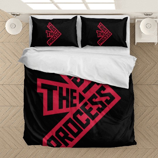 trust the process quote Bedding Sets