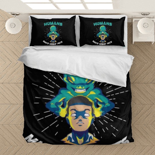 Alien Extraterrestrial Area 51 UFO Space Geek Gift Bedding Sets
