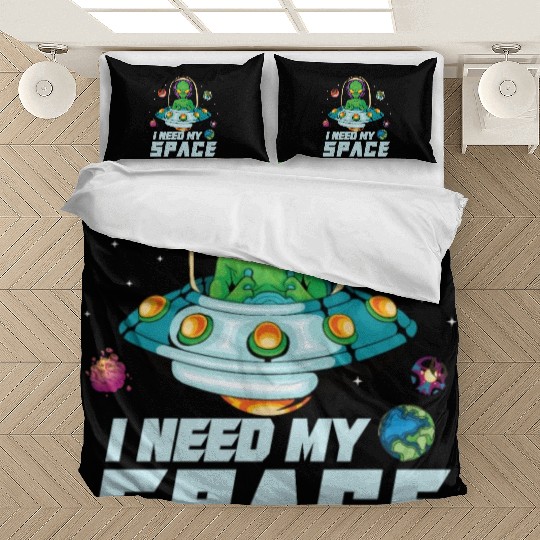 Alien Extraterrestrial Area 51 UFO Space Geek Gift Bedding Sets