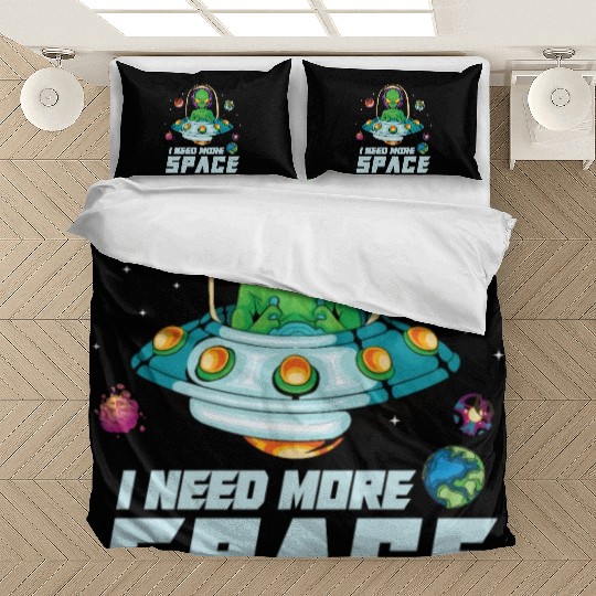 Alien Extraterrestrial Area 51 UFO Space Geek Gift Bedding Sets