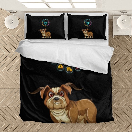 Funny Dog Lover Horoscope Taurus Zodiac Sign Cool Bedding Sets