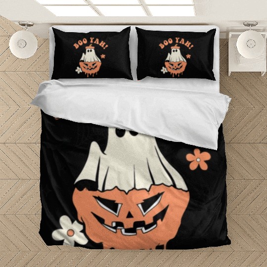 Halloween Trick Or Treat Spooky Season Boo Yah Bedding Sets