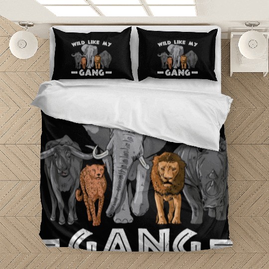 Bold As A Lion Gang Animal Wild Animals Lifestyle Bedding Sets