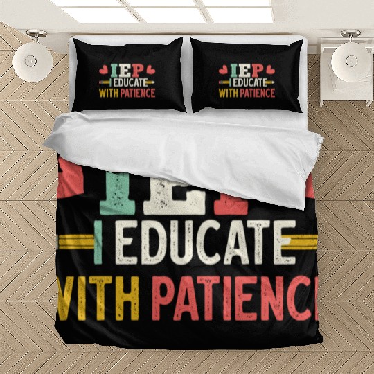 Encourage Progress Special Education Teacher Life Bedding Sets