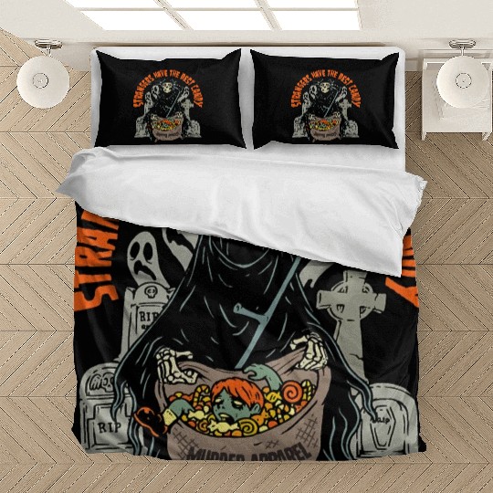 Halloween Trick Or Treat Grim Reaper Spooky 85 Bedding Sets