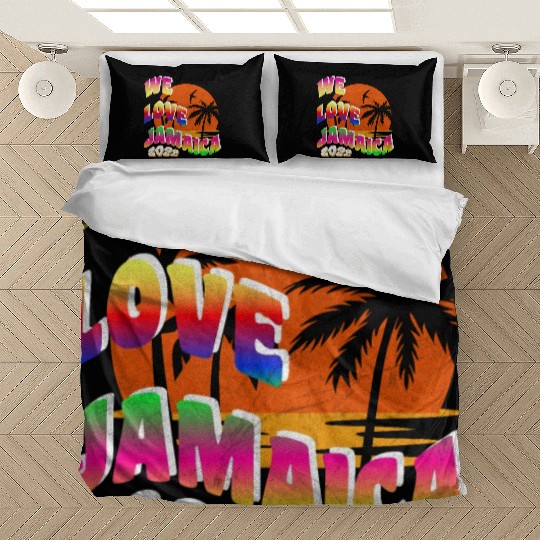 We love Jamaica family vacation 2022 Bedding Sets