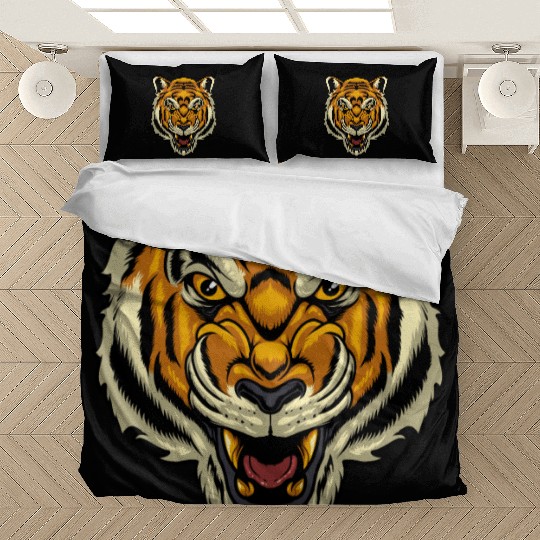 Tiger Head Bedding Sets