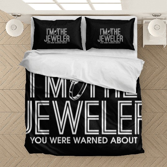 Jewellery Joke Jeweler Jewelry Diamond Gemstone Bedding Sets