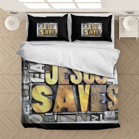 jesus saves Bedding Sets