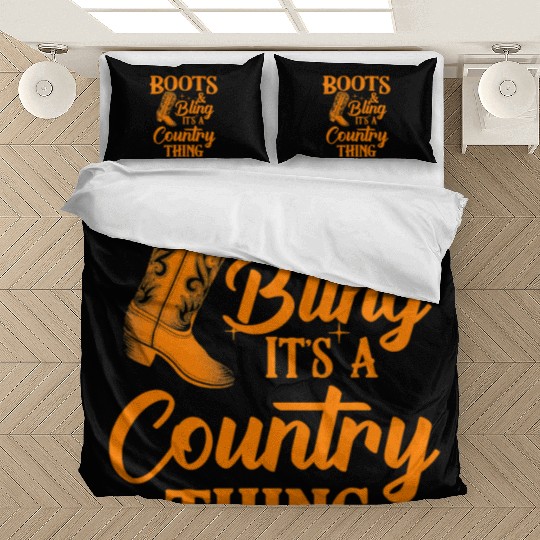 Funny Western Women Cowgirl Gift Cute Cowboy Ridin Bedding Sets