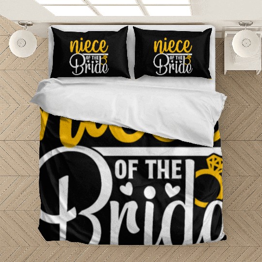 Niece Of The Bride Wedding Party Matching Gift Bedding Sets