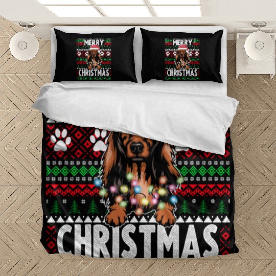 Cute Dog Pajama - Long Coat Dachshund Dog Lover Ch Bedding Sets
