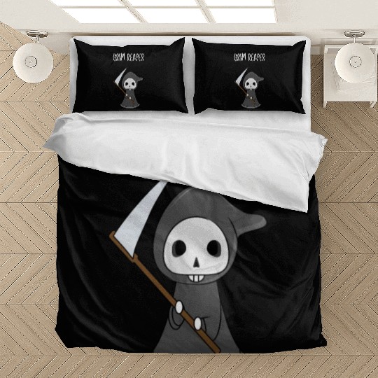 the grim reaper skeleton lovely Bedding Sets