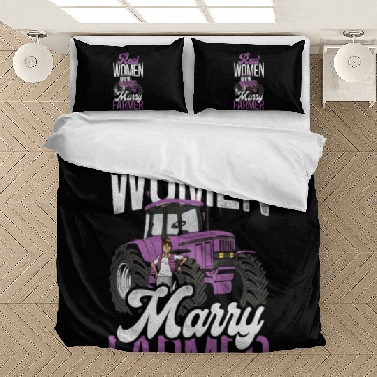 Farming Farmer Husband Wife Bedding Sets