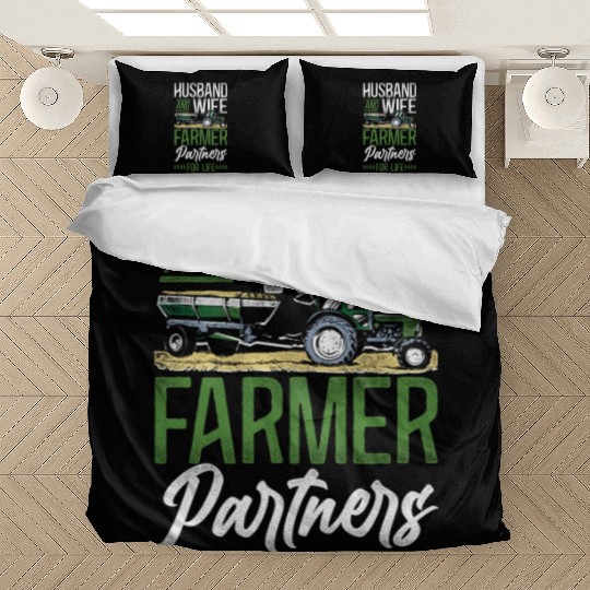 Farming Farmer Husband Wife Bedding Sets
