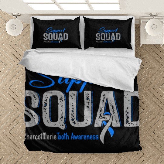 Support Squad Charcot Marie Tooth Awareness Bedding Sets