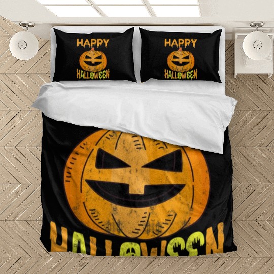 Trick Or Treat Funny Halloween Pumpkin Bedding Sets
