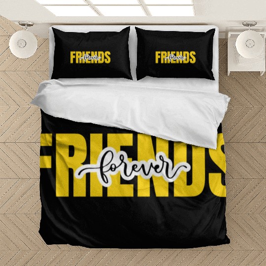 Friends forever. World's friendship day Bedding Sets