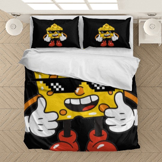 thug life cheese Bedding Sets