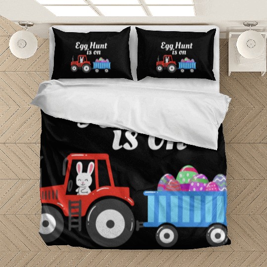 Egg Hunt is On Easter Sunday Christian Holiday Bedding Sets