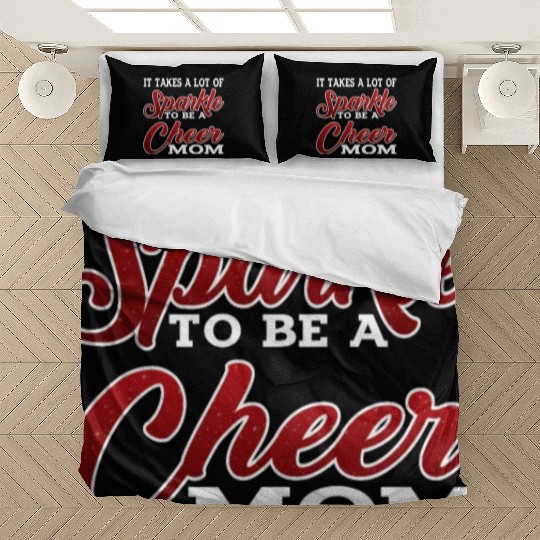 It Takes A Lot Of Sparkle To Be A Cheer Mom 2 Bedding Sets