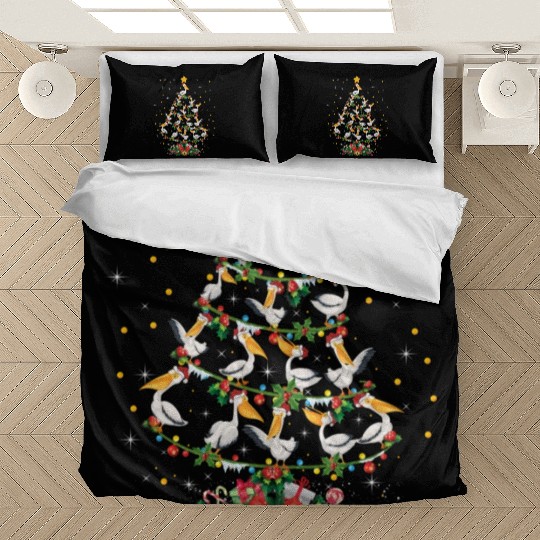 Pelican Lover Xmas Gift Matching Pelican Christmas Bedding Sets